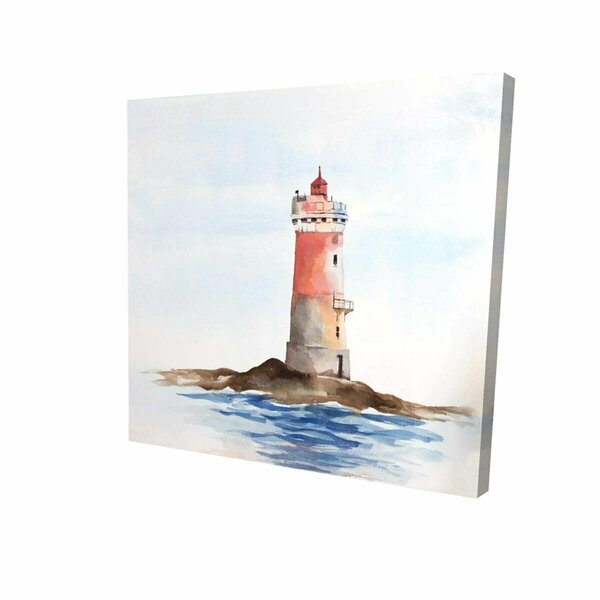 Fondo 16 x 16 in. French Phare Les Pierres Noires-Print on Canvas FO2775867